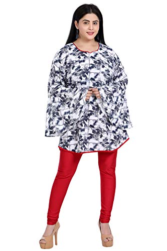 Image of Zen Women's A-Line Short Kurti Plus Size Size 50 to 56 (Size Up to 8XL)
