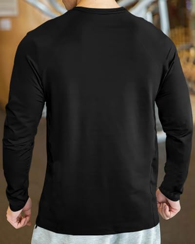 Image of Noble Monk Mens Polyester Solid Regular Fit T-Shirt