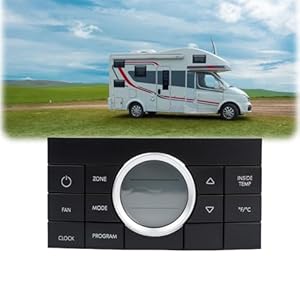 3314082.000 Multi-Zone Comfort Control Center Thermostat,10-Button Thermostat Compatible with Dometic Air Conditoner Series 579, 595, 600, 6308, 520, 6218xx, 457915, Black Mustrod