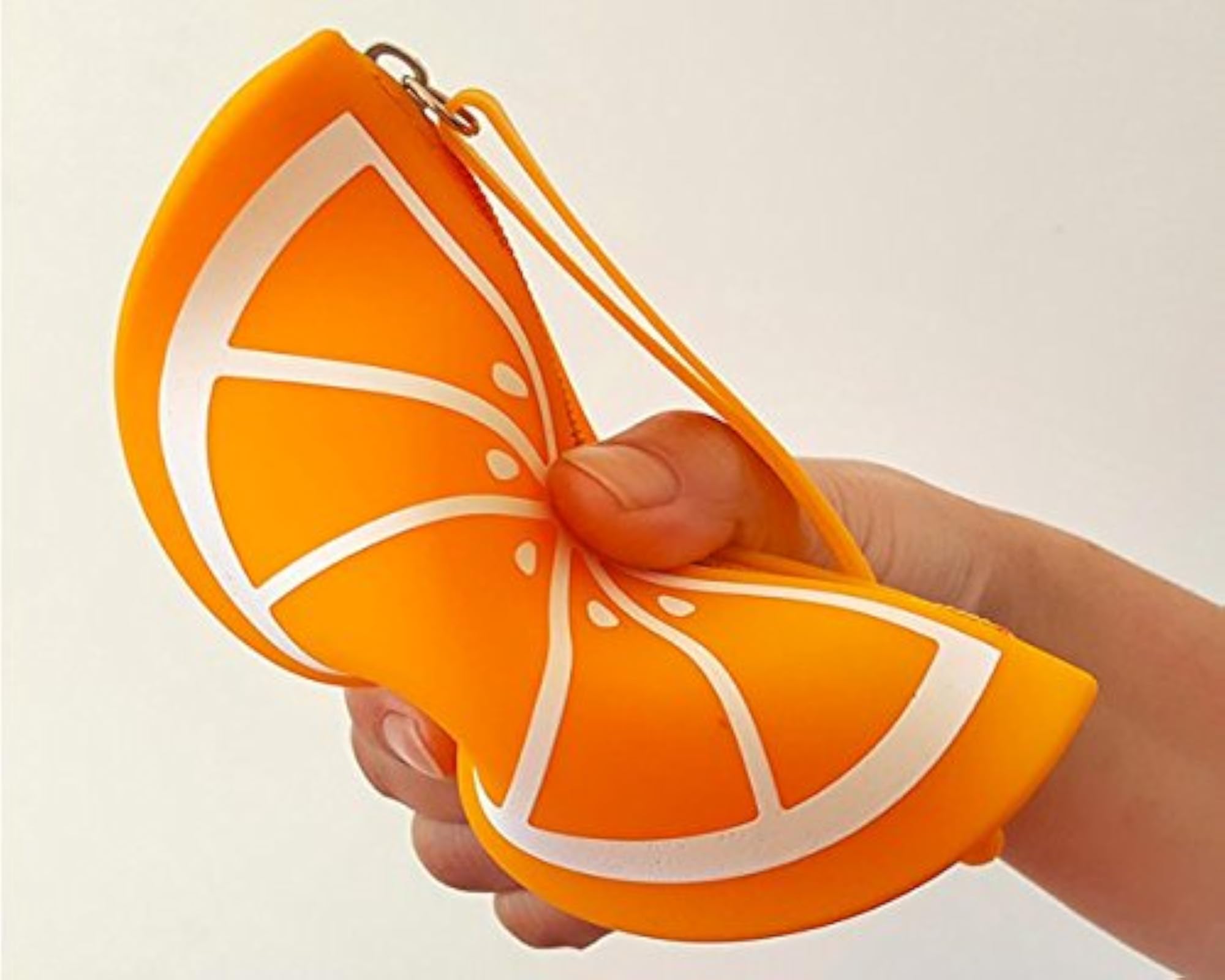 Set of 2 Silicon Waterproof Fruit Coin Purses, Creative Clutch
