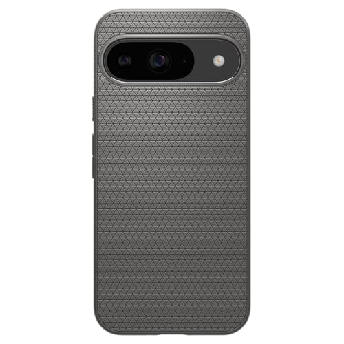 Image of Spigen Liquid Air for Google Pixel 9 Pro Case, Pixel 9 Back Cover (2024) - TPU｜Marble Gray