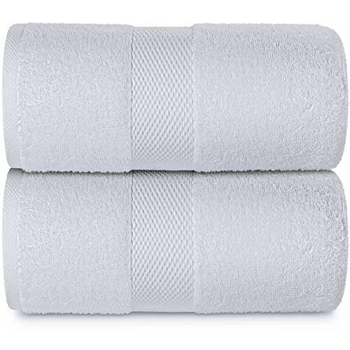 White Classic Luxury Bath Sheets Towels For Adults Extra Large thumb #1