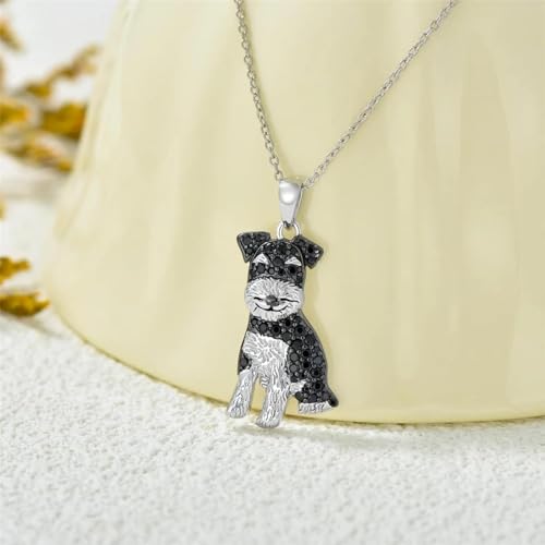 Bijoux commémoratifs pour chiots et collier pendentif Schnauzer élégant - 2