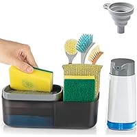 Cisily 4 in 1 Kitchen Sink Caddy Organizer