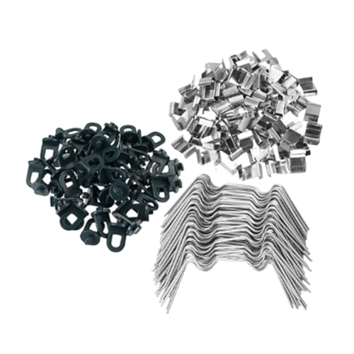 Clips de fixation en fil métallique pour vitres d'abri renforcement sécurité