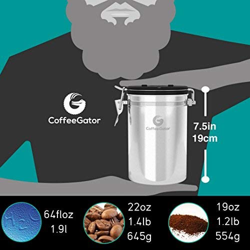 Coffee Gator Coffee Canister
