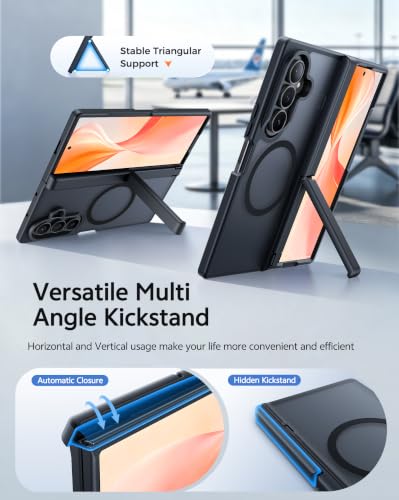 Image of FNTCASE for Z Fold 8 Ultra /Z Fold 7 Case: with Privacy Screen Protector
