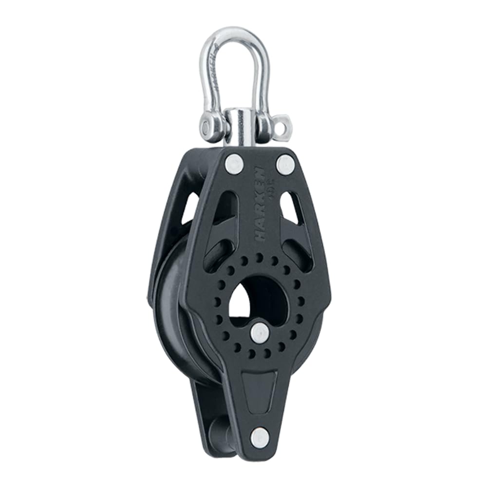 HARKEN Premium Sailing 40mm Carbo Boat Block w/Becket, Part 2637