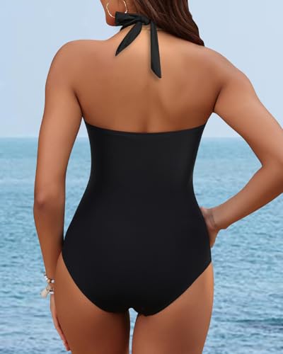 Women's One Piece Swimsuit - Sexy Cutout Bathing Suit Tummy Control Criss Cross Swimwear 20252