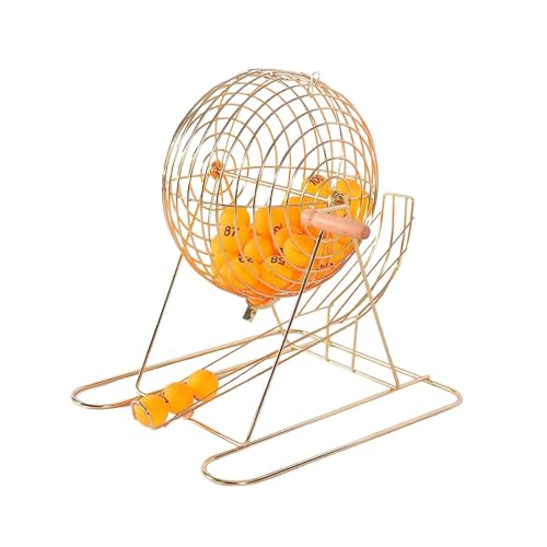 LNQKJXIIA Bingo-Maschine Metall Lotteriemaschine