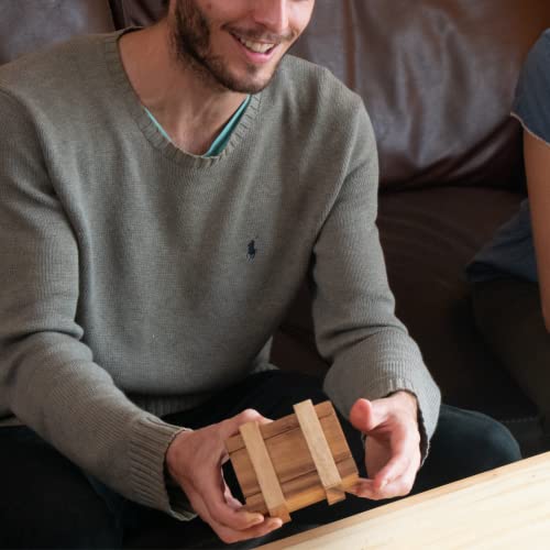 Gift Card Case Holder Puzzle Box For Adults With Wooden Compartment Secret Boxes Style Intelligence To Challenge Mind Puzzles For Hidden Cards And Money Puzzle Magic Boxes #TOP5