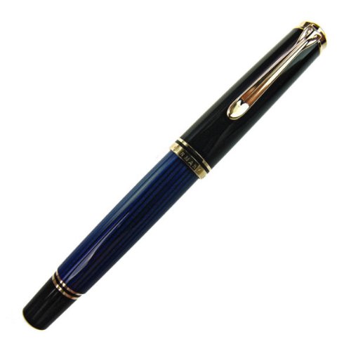 Amazon | Pelikan ペリカン 万年筆 スーベレーン M600 ブルー縞