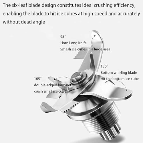 High-Power Blender with Stainless Steel Blades for Smoothies, Ice Crushing, and Kitchen Shakes - Image 6