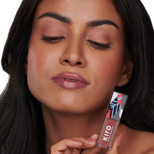 Image of Kiro Glossfinity Creme Gloss - Berry Burst, 5ml | High-Shine Nude Lip Gloss | Hydrating, Non-Sticky Formula | Enriched with Murumuru & Cupuacu Butters | 8 Shades for Every Indian Skin Tone (Pack of 2)