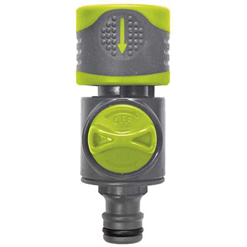 Jardibric 11210 Racor automático con válvula, Gris Cover