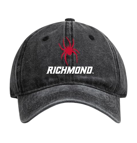 R and R Imports Richmond Spiders Officially Licensed Dad Hat - Unisex Baseball Cap Colorful Logo Black