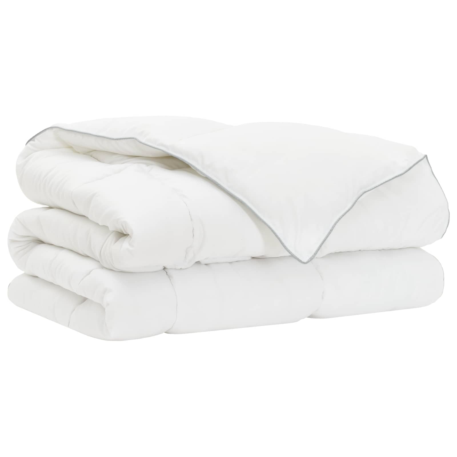 vidaXL Winter Blanket White 140 x 220 cm Bamboo
