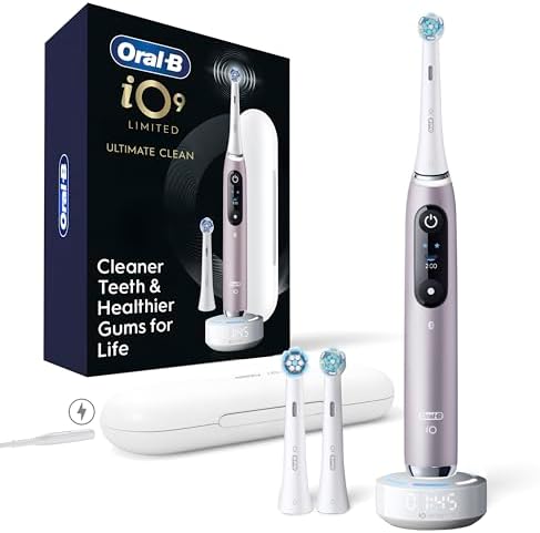 Oral-B Rechargeable Electric Toothbrush, iO9 Limited Ultimate Cle...