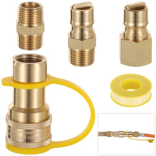 yeesport 1/2 QDD LP Natural Gas Quick Connect Fittings Kit