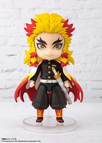 Image of TAMASHII NATIONS - Demon Slayer: Kimetsu no Yaiba - Rengoku Kyojuro, Bandai Spirits Figuarts mini Action Figure