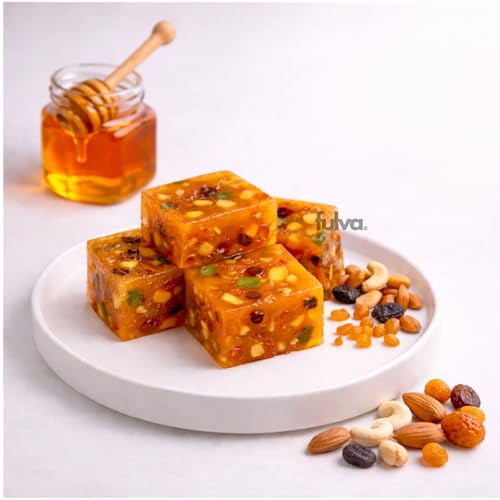 Image of Fulva Honey Dry Fruit Halwa 200g, Original Kozhikoden Halwas, Traditional Kerala Sweet, Soft Chewy Indian Dessert, Dates, Kismis, Kerala Halwa, Festival & Gifting Sweet