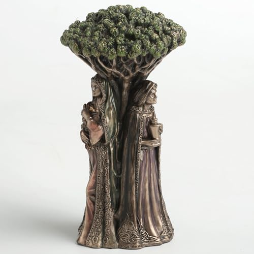 Estatua Triple Diosa Madre Doncella y Anciana 4.6 pulg miniatura 3
