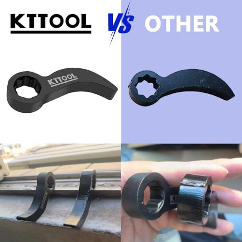 image for KTTOOL 3 Pcs Pry Bar Wrench Adaptor Head Set, Crowbar Adapter Head Too