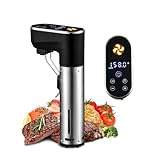 Outohomo Sous Vide Machine,1300 Watts, Immersion Circulators, Precision Cooker, Steak Cooker, Temperature and Time Digital Display Control,...