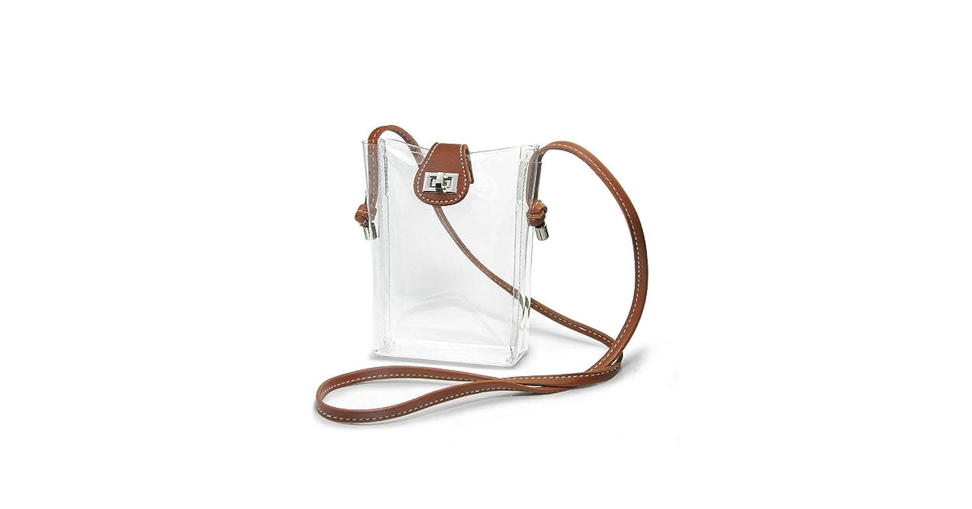 さらに100円引き◆ACME DE LA VIE◆MODULE HANDLE CROSS BAG Women's Small Clear PVC Cross Body Bag Phone Bag with Vegan