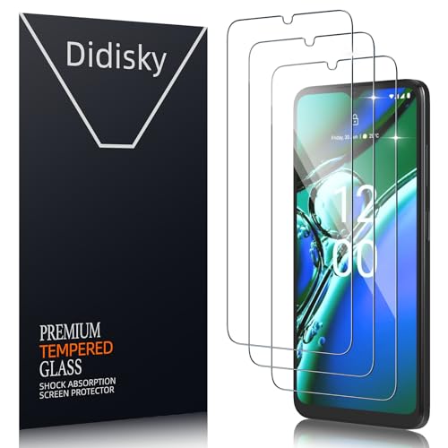 Didisky 3 Pack Screen Protector for Nokia G42 5G, 9H Tempered Glass Screen Protector, Easy to Install, Scratch-Resistant, HD Clear