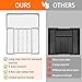 Spaclear Silverware Organizer - Expandable Kitchen Drawer Organizer, BPA-Free Food-Safe Utensil Drawer Organizer with 7 Compartments, Deep Cutlery Tray for Forks, Knives, White