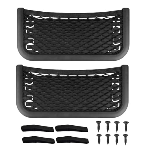 Organisateur de poche en filet pour siège auto et sac de rangement habitacle avec cadre plastique