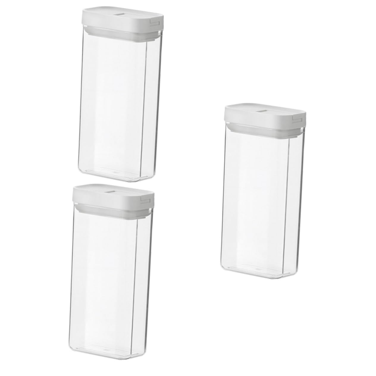 3stücke Pasta Container Aufbewahrungsglas Für Trockene Lebensmittel Luftdicht Transparent Vielseitig Einsetzbar Für Nudeln Cerealien Und Küchenorganisation