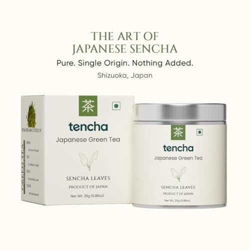 Image of Tencha Japanese Sencha Green Tea Elite Grade Leaves from Shizuoka | Elite Grade Sencha Leaves | Shizuoka Japan Origin | Fresh Green Tea Taste | Authentic Japanese Tea | Daily Enjoyment