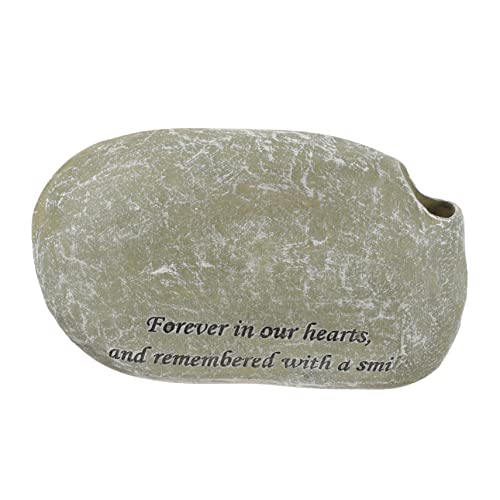 COMPUKAS ペット墓碑 犬猫用メモリアルストーン おしゃれなガーデンデコレ