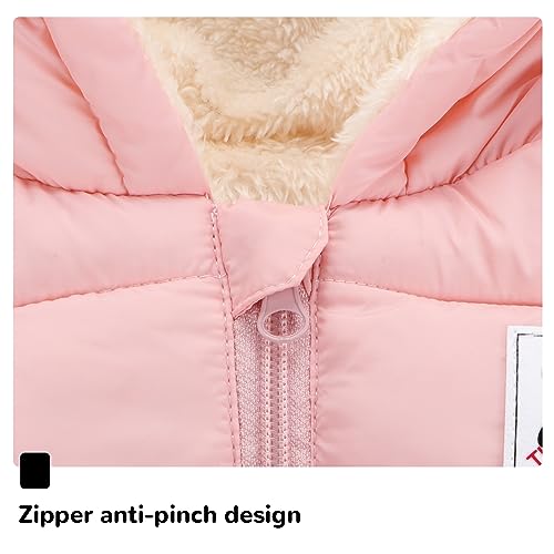 Fumdonnie 265DD255 Baby Girls Fleece Outerwear Jackets 3T 4T Winter Puffer Coat thumb #2