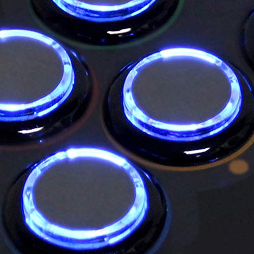 Image of 8PCS Original Qanba Illuminated Push Button 30MM 24MM Qanba Sanp In LED Buttons for Arcade Machine DIY Cabinet Machine JAMMA