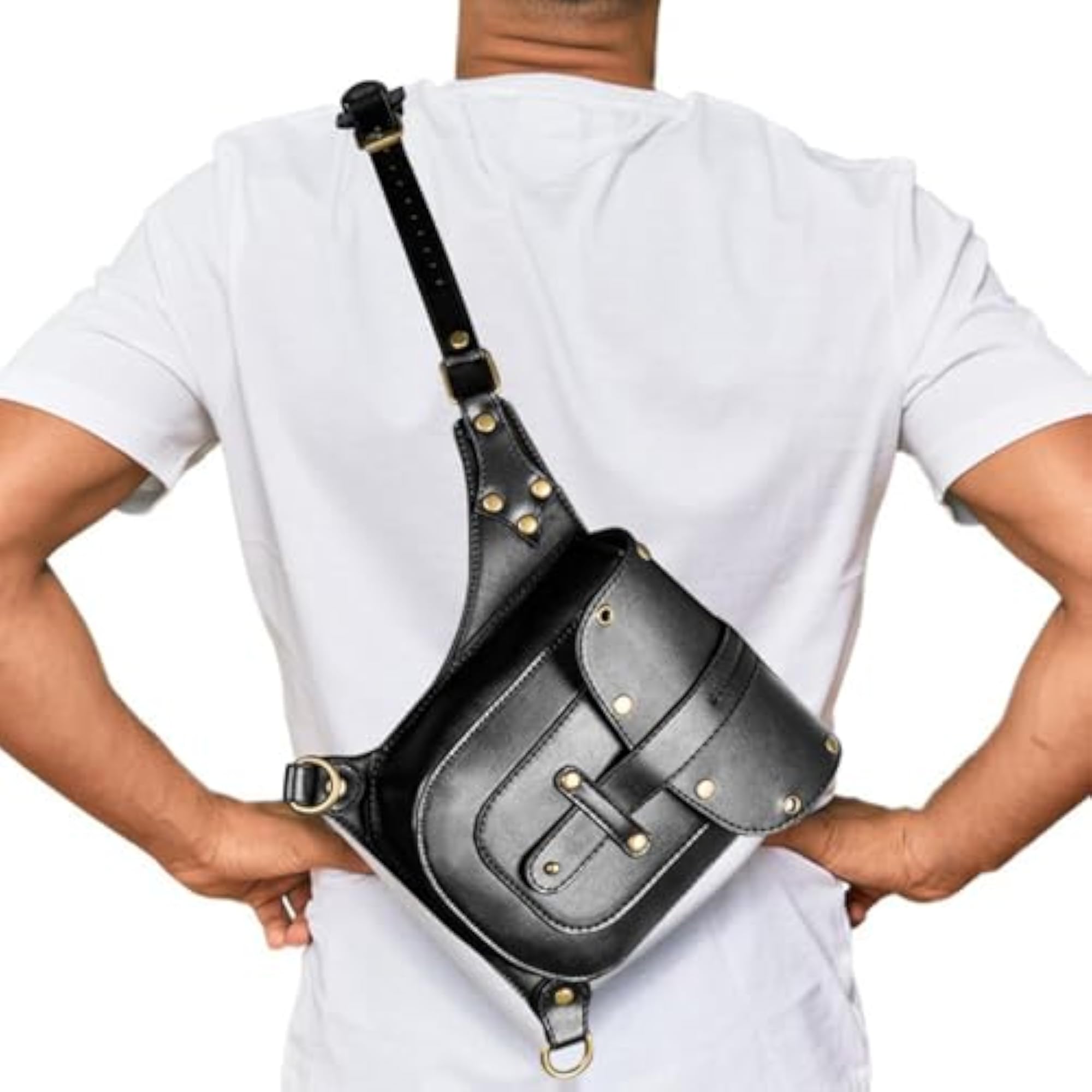 Fashion Punk Rock Fanny Pack for Travel