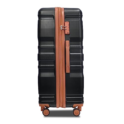 3pcs ABS Hardshell Luggage Sets Spinner Wheels Suitcase with TSA Lock - Lightweight Hardside Suitcase Sets on Clearance - New Model Expandable4