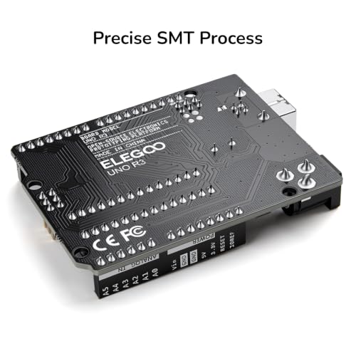 Image of ELEGOO UNO R3 Board ATmega328P with USB Cable(Arduino-Compatible) for Arduino (Pack of 2)