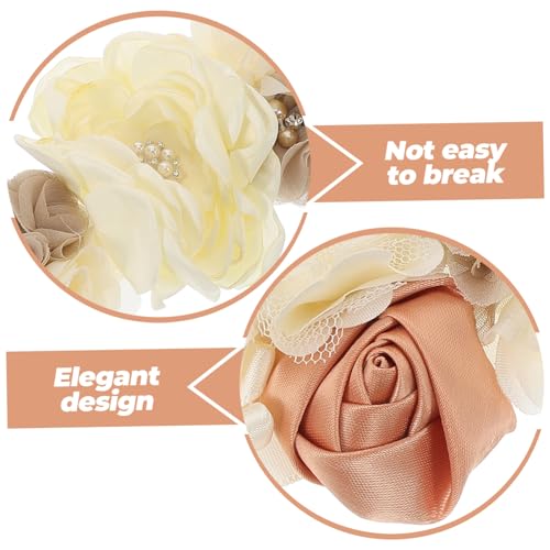 Ceinture décorative de grossesse aux fleurs de satin sélectionnées - 2