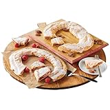 Wolferman's Kringle Wreaths, Raspberry & Pecan Dessert, Sweet Tart Treat With Icing, Authentic Danish Pastry, Kosher, Brunch, Breakfast, Snack, Pre-Packed & Pre-Baked, 2Pack, 14Oz Each