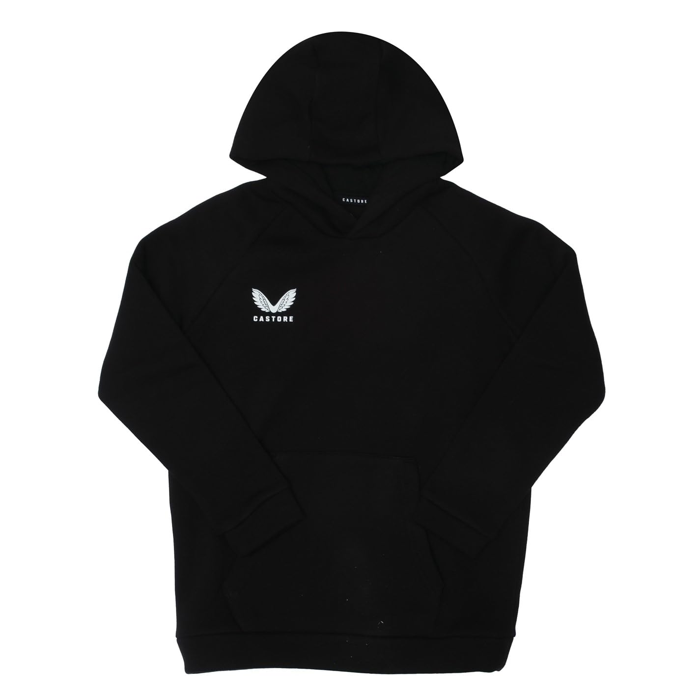 Castore Boys Black Brush Back Overhead Hoodie 7-8 Years