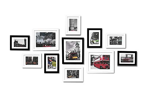 木製 ガラスフレーム 壁掛け 六つ切 2l おしゃれ 高品質 11点セット