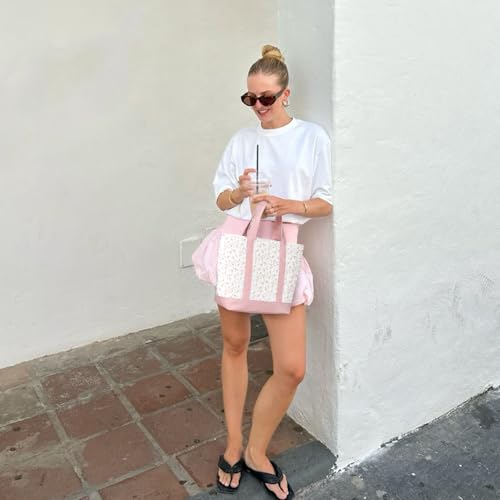 Bolso Tote pequeño para mujer con diseño Floral miniatura 2