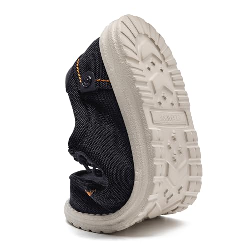 Image of Men's Canvas Loafers, Slip On Casual Shoes | Hands Free, Lightweight, Comfortable, Breathable Upper, Walking Shoes, Stretch, Travel, Vacation, Everyday Wear
