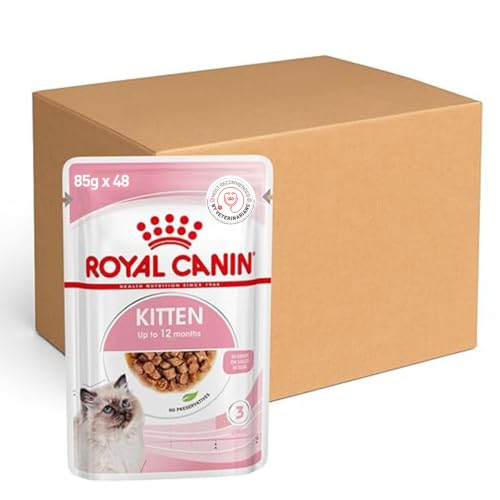 Royal Canin Instinctive Loaf Kitten, Wet Food, 4.08 kg (85 g x Pack of 48)