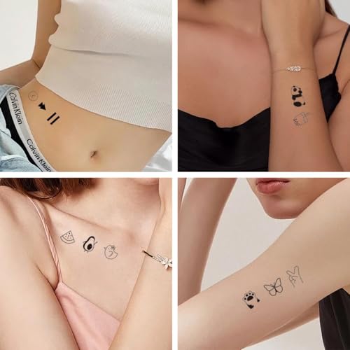 Temporary Tattoos for Women Waterproof Semi Permanent Stick On Tattoos - Image 2