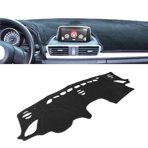 Dash tapete antideslizante para Mazda 3 Axela BP LHD 2014-2018 protector de salpicadero negro 2