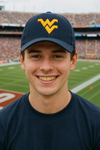 Gorra clásica ajustable West Virginia azul miniatura 2